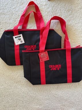 NWT x 2 Trader Joe’s insulated tote bags